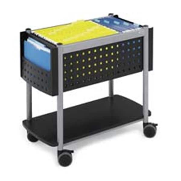 Betterbeds Company Open Top Mobile File- w-4 Casters- 14-.75in.x28in.x26in.- Black BE939897 - main